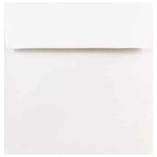JAM Paper 8" White Square Invitation Envelopes, 25ct.
